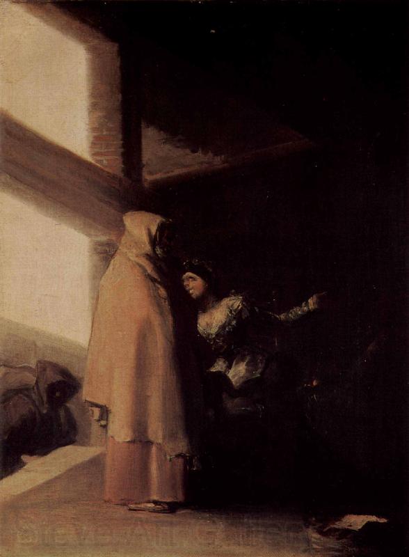 Francisco de Goya Besuch des Monchs